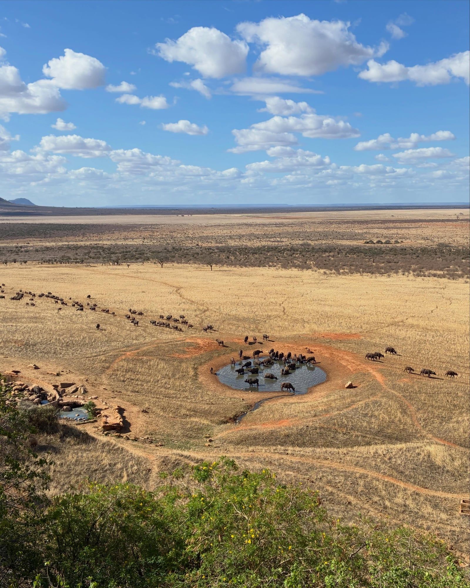 Tsavo-East-Nationalpark Ansicht